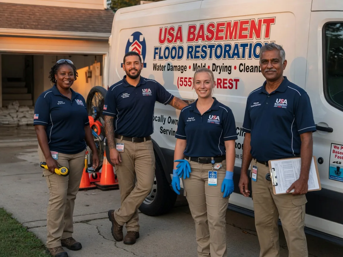 Basement Flood Cleanup company in Linn, WV