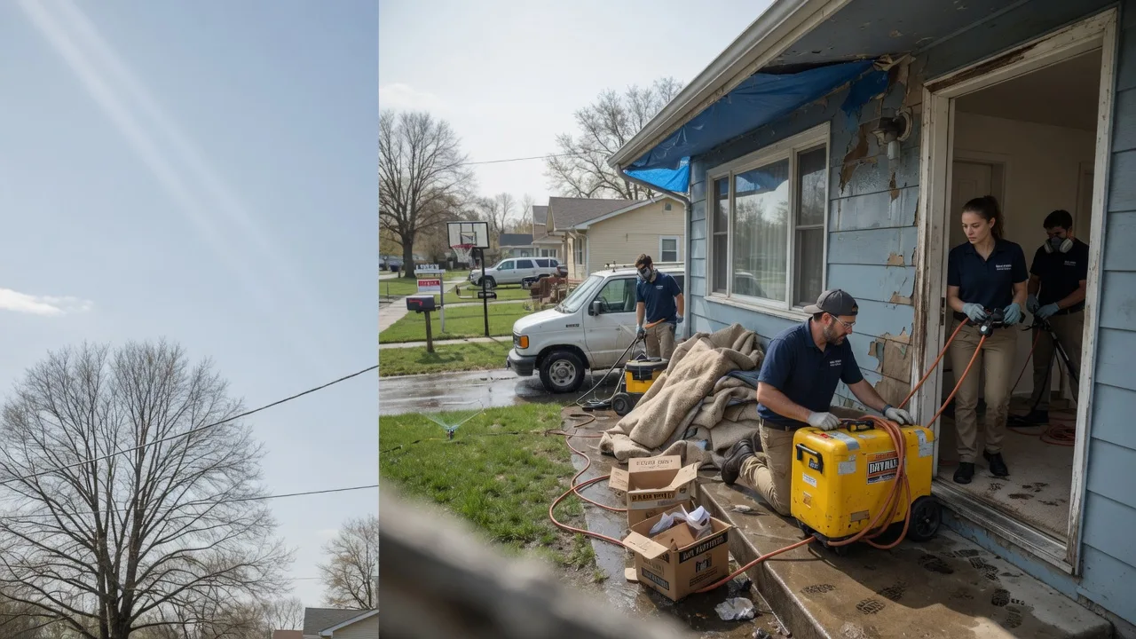 Basement Flood Cleanup in Linn, WV near me